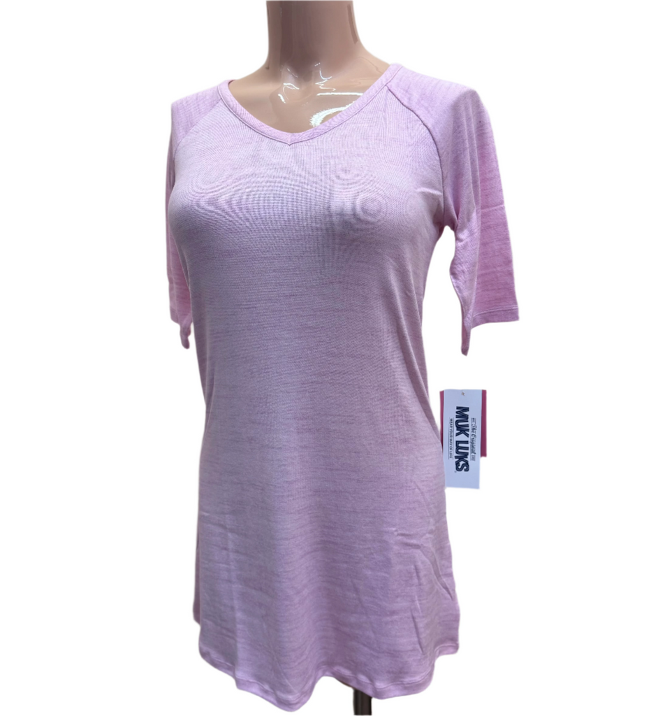 Muk Luks Cozy Morning Sleepshirt - Pink - M124205X