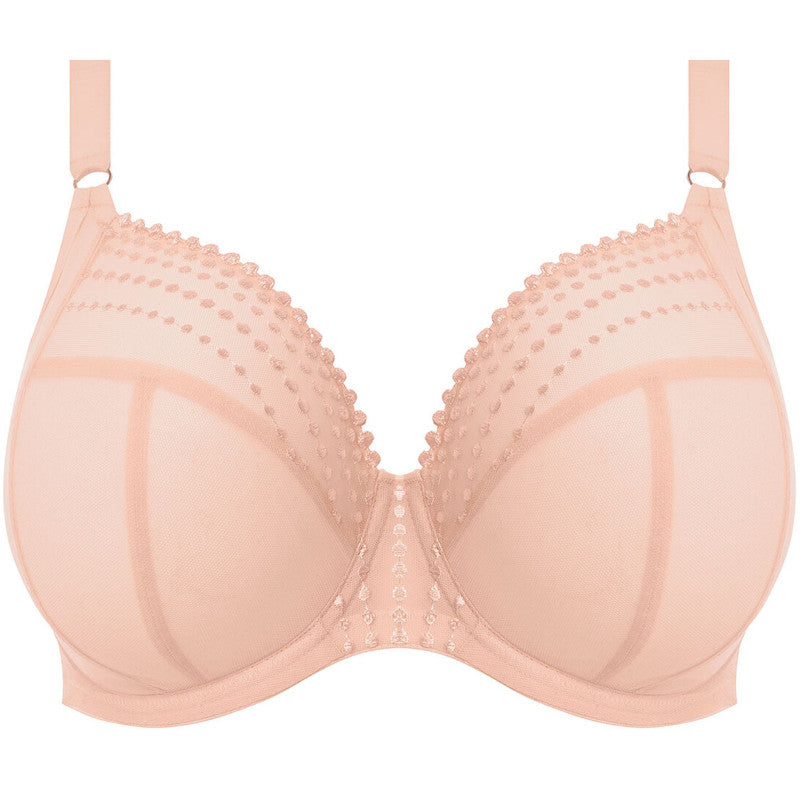 Elomi Matilda Underwired Plunge Bra - size 42 I - Purl Blush Pink - EL8900 PLH