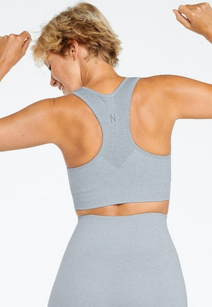 Naturana Seamless Knit Racerback Padded Sports Bra - 5041