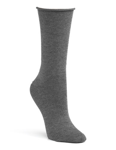 McGregor Woman's Combed Cotton Crew Socks - Dark Gray Heather - MGW201DR39005