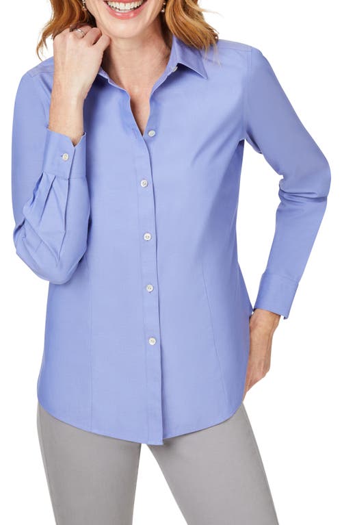 Foxcroft Dianna Non-Iron Shirt - Iris Bloom - 187946
