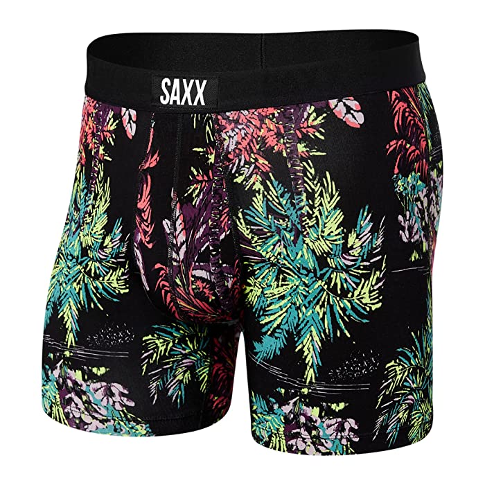 SAXX Underwear Vibe Boxer Brief XL - Midnight Tropics - SXBM35 MTR