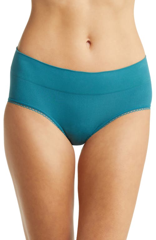 Wacoal Feeling Flexible - Seamless Hipster - Small - blue/ green - 874332 309