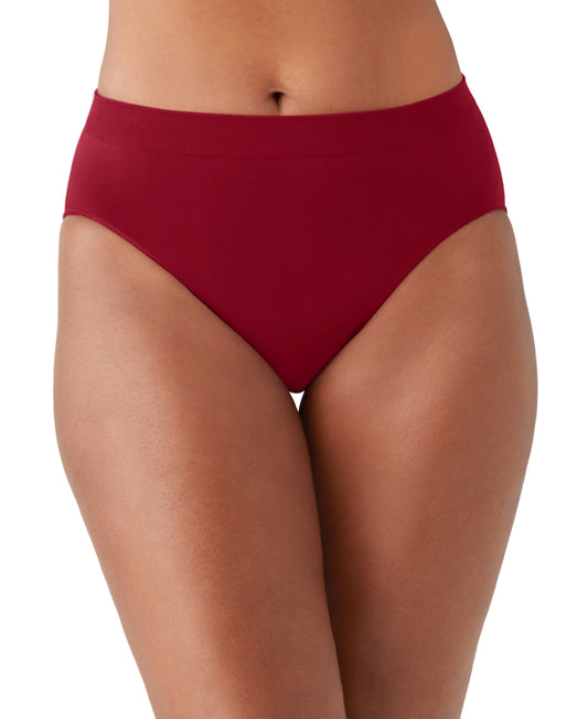 Wacoal B-Smooth Hi Cut Panties, Small - Rhubarb - 834175 930