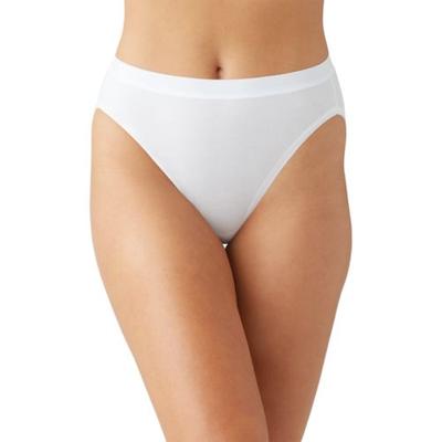 Wacoal Understated Cotton Hi Cut Panty - White - 879362
