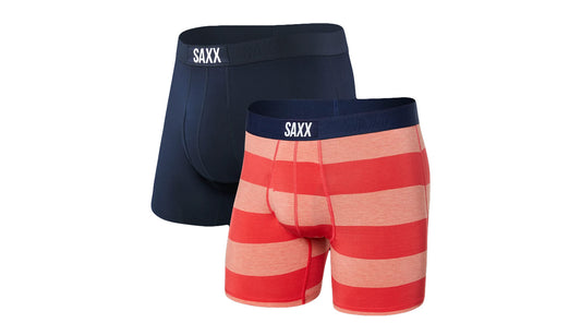 SAXX UNDERWEAR Ultra 2-Pack - Medium - Red/Navy - SXPP2U RON