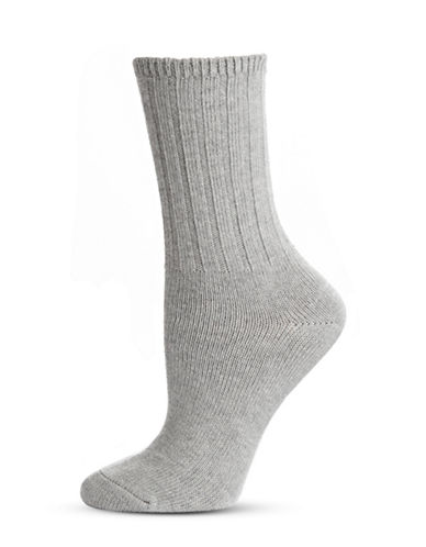 McGregor Cotton-Blend Crew Socks in Light Grey
