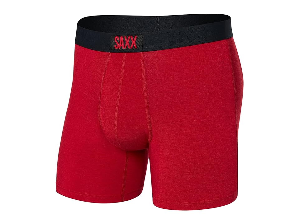 SAXX Vibe Super Soft Boxer Brief - M- Cherry Heather - SXBM35 CHH