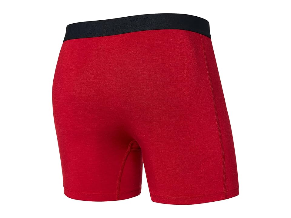 SAXX Vibe Super Soft Boxer Brief - M- Cherry Heather - SXBM35 CHH