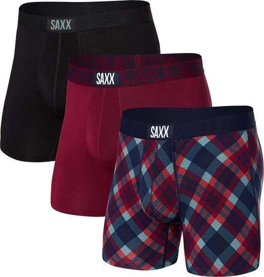 SAXX UNDERWEAR Vibe Boxer Brief Pack of 3 - XL - SXPP3V OHB