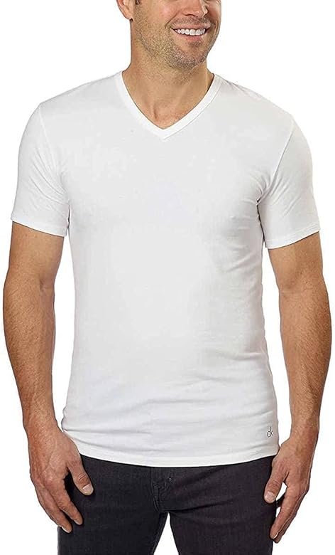 Saxx Classic White V-neck T-Shirt - Slim Fit - WHITE - SXSV44