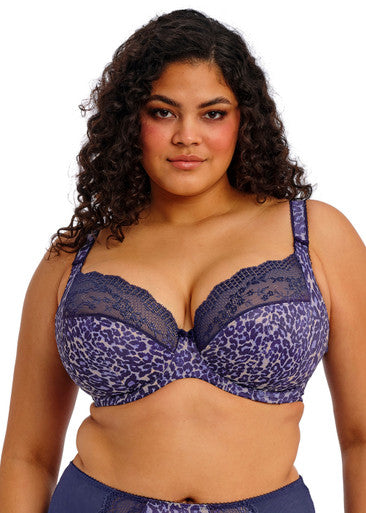 Elomi Lucie Underwire Plunge Bra- Midnight - EL4490 MIH