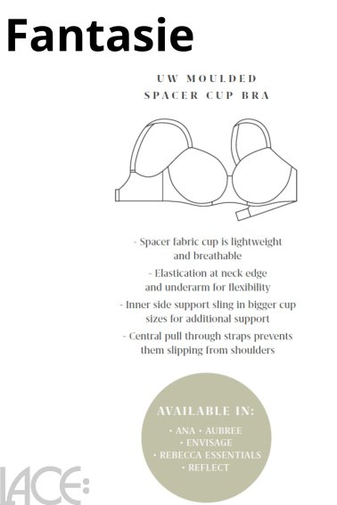 Fantasie by Elomi Ana Spacer Molded Underwired Bra Full Cup Support