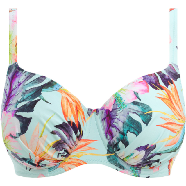 Fantasie Women's Paradiso Underwire Gathered Full Cup Swim Top in Soft Mint FS501801 SFT