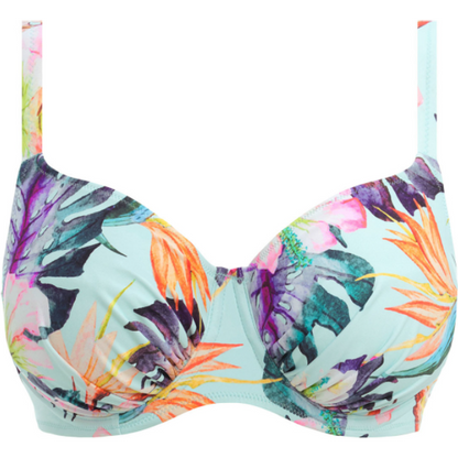 Fantasie Women's Paradiso Underwire Gathered Full Cup Swim Top in Soft Mint FS501801 SFT