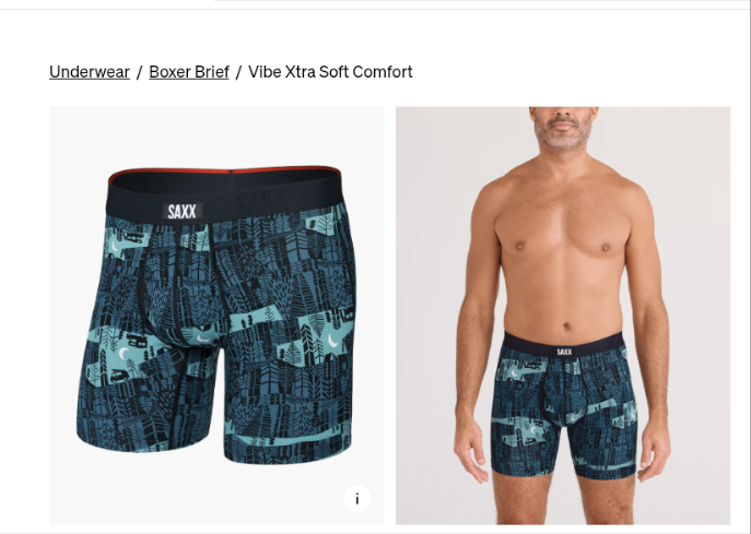 SAXX, Vibe Xtra Boxer Brief Fly - The Cearing Storm - SXVX24F  TCL