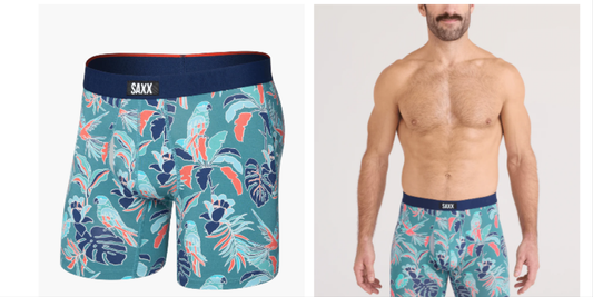 SAXX Vibe Xtra Soft Fly Boxer Brief - Island Tropics Seascape - SXVX24F  ITS