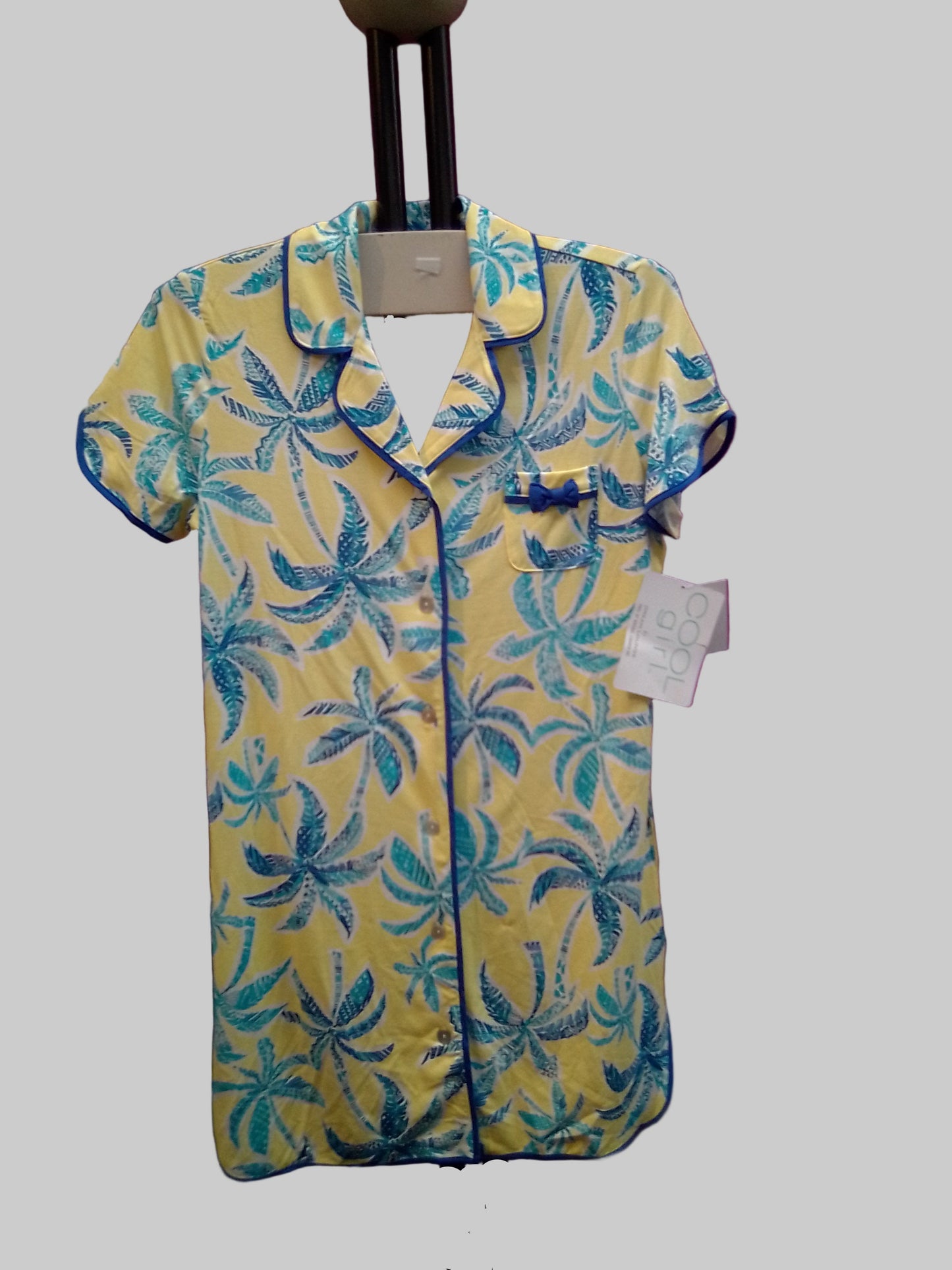 Cool Girl Boyfriend Nightshirt - Yellow Palm Tree - C325205
