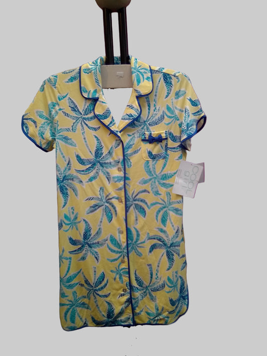 Cool Girl Boyfriend Nightshirt - Yellow Palm Tree - C325205