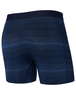 SAXX Vibe Boxer Briefs - S - Variegated Stripe/Maritime - SXBM35 VSM