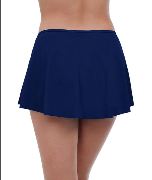 Profile By Gottex Tutti Frutti Swim Skirt - Size 6 - Navy - ETT1P58