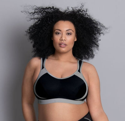 Anita Extreme Controle Sports Bra - 38 D - Black - 5527