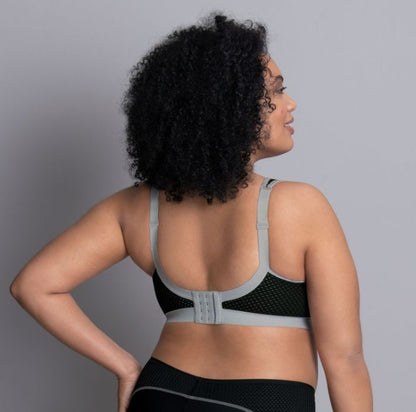 Anita Extreme Controle Sports Bra - 38 D - Black - 5527