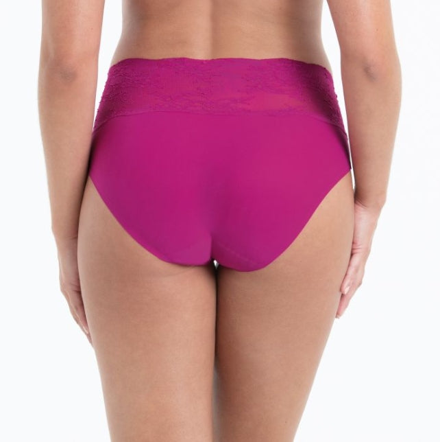 Anita Essential Lace High Waist Brief - Candy Pink - 1304