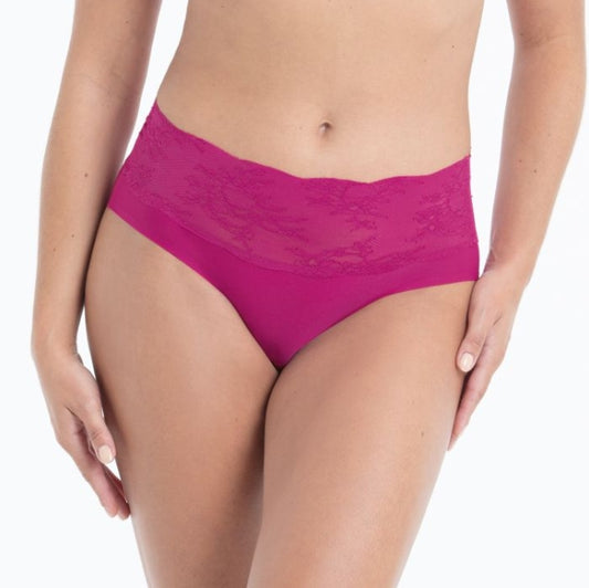 Anita Essential Lace High Waist Brief - Candy Pink - 1304
