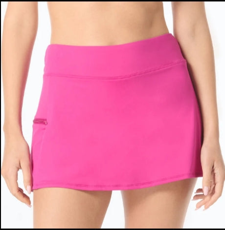 Beach House Emma Women's Pull-On Swim Skort - Berry - HW58058