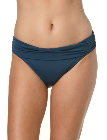 Jantzen Foldover Hipster Swim Bottoms - Azure - JZ21001H