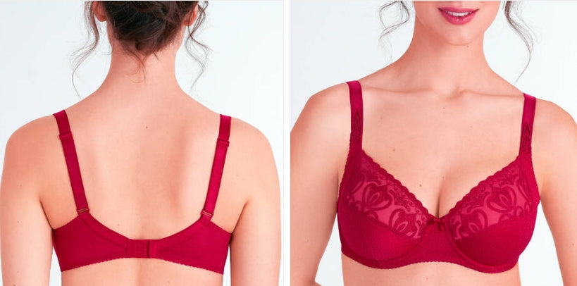 Felina Serenda  Lace Full Cup Bra - Garnet - 205294  585