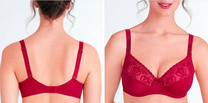 Felina Serenda  Lace Full Cup Bra - Garnet - 205294  585