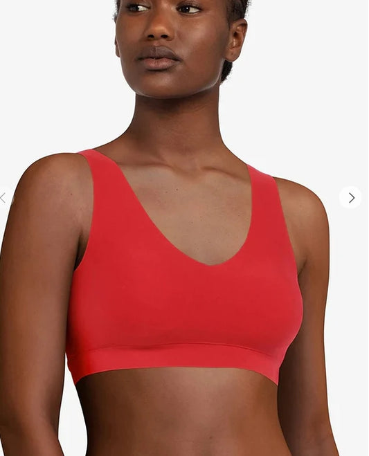 Chantelle Soft Stretch Padded Bra Top - XL/2XL - Poppy Red - C16A10