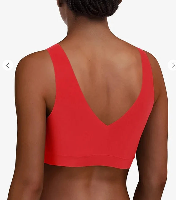 Chantelle Soft Stretch Padded Bra Top - XL/2XL - Poppy Red - C16A10
