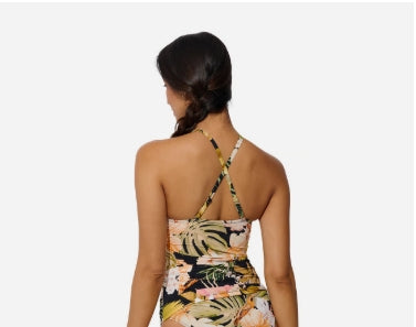 Everyday Sunday Tankini Swim top - Tropical Print - 3X - ESBEAW00967BX