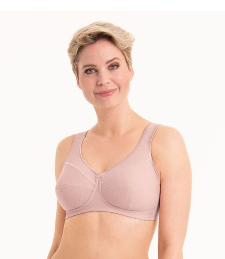 Anita JANE Non-wire Cotton Comfort Bra - Rosewood - 5427
