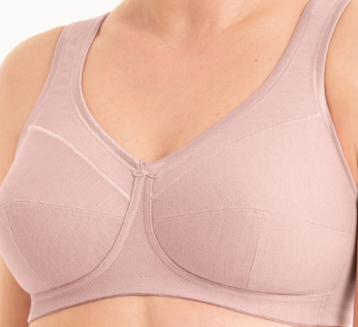 Anita JANE Non-wire Cotton Comfort Bra - Rosewood - 5427