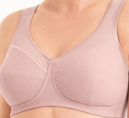 Anita JANE Non-wire Cotton Comfort Bra - Rosewood - 5427