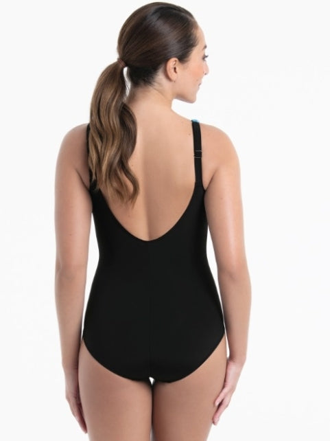 Anita Care MELILLA Mastectomy Square Neck One-piece - Ocean - M6 6211