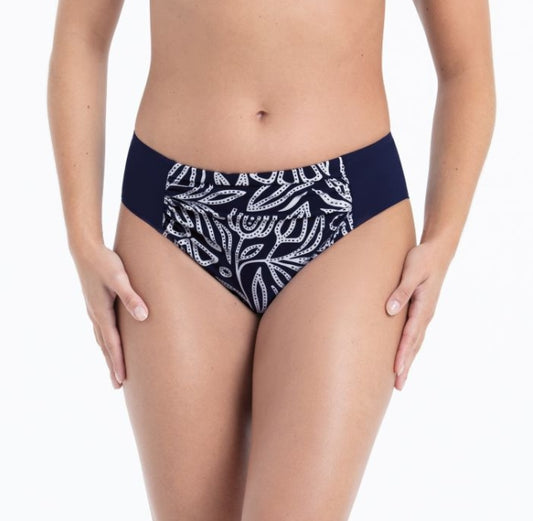Anita MEA Swim Bottom – Bikini Bottoms - navy blue/white -  M6-8404-0