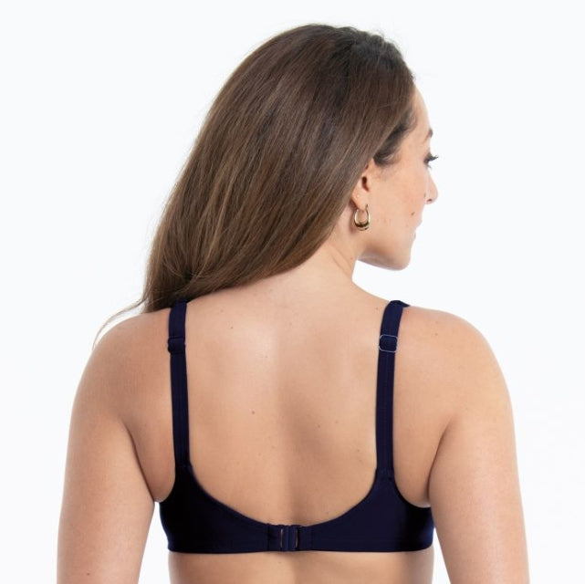 Anita ELLE Bikini top - Navy Blue/White - M6 8404-1