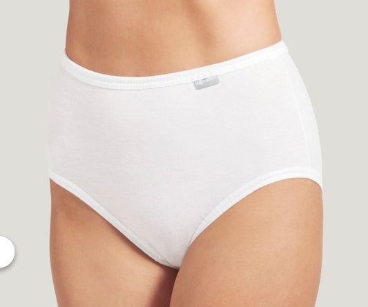 Jockey Elance Cotton Briefs 3-Pack - White - 7460