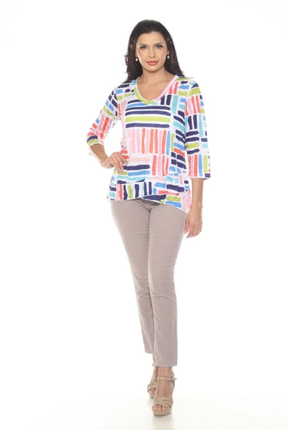 Tango Mango Criss Cross Tunic - T6200
