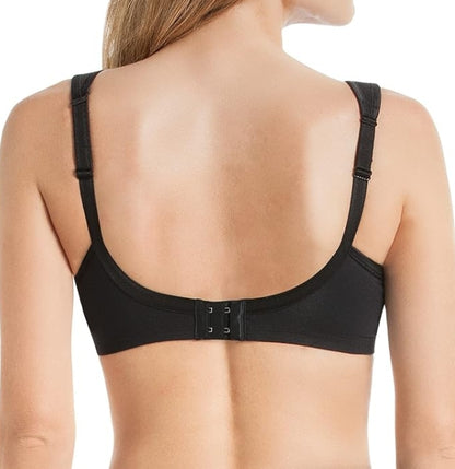 Anita JANE  Classic Non-wire Cotton Comfort Bra - Black - 5427