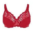 Simone Perele Caresse Full Cup and Side Support Bra - Tango Red - 12A320 435