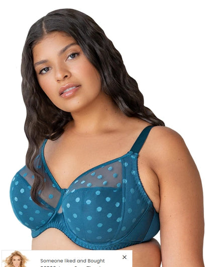Fit Fully Yours Carmen Polka Dot Lace Bra - B2498