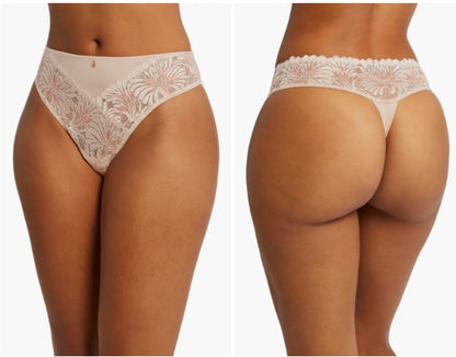 Montelle Floral Lace Anniversary Brief or Thong - Lotus - 9575 & 9576