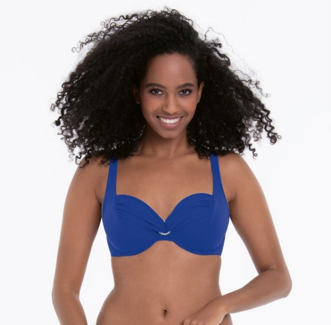 Rosa Faia Underwire Bikini Top - Size 10 D cup - Gentian - M3 8411-1