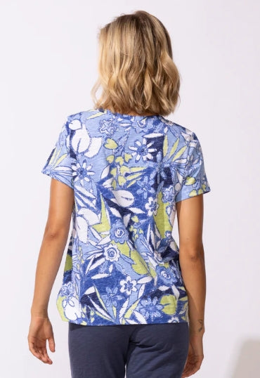 Habitat Escape-E13400-V Neck Tee-Resort